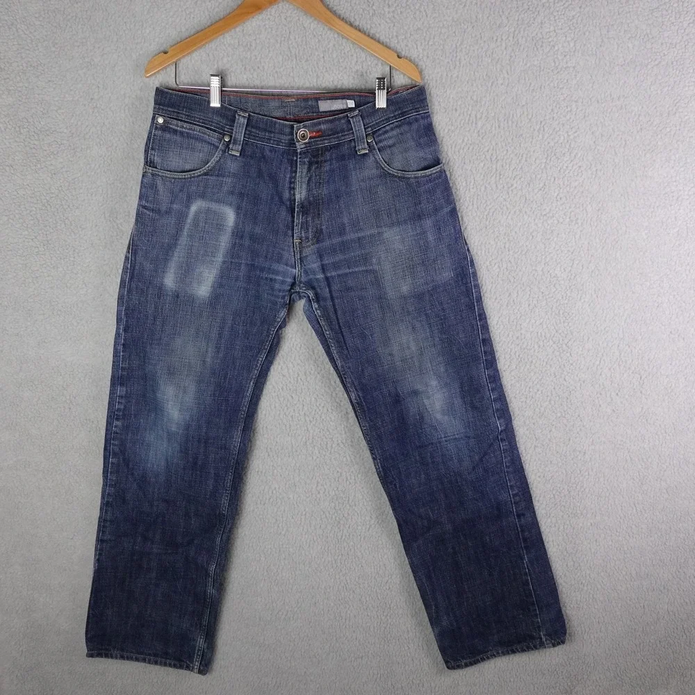 Levis SilverTab Loose Fit Jeans Mens 36x32 Blue Dark Wash Denim 90s Streetwear